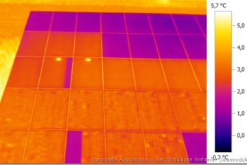 Thermographie photovoltaïque et recherche d'erreurs dans les centrales solaires